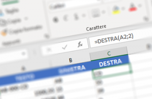 La Funzione DESTRA © Excel Espresso