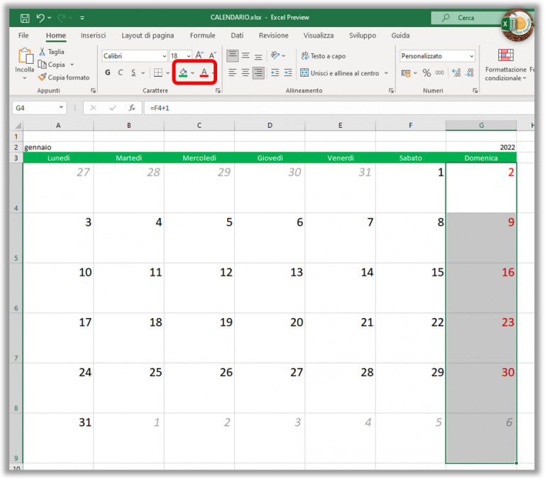 Come creare un CALENDARIO con Excel Excel Espresso